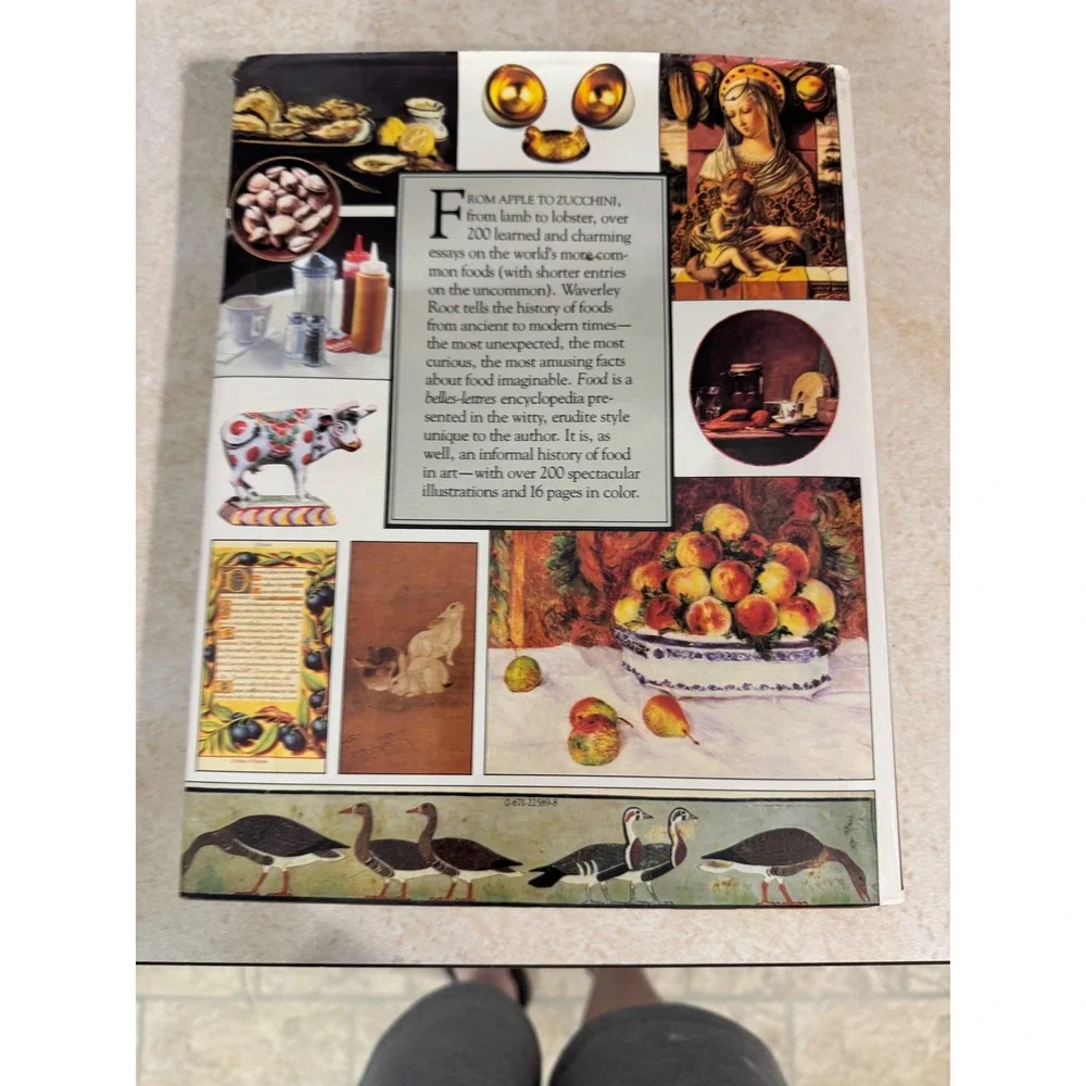 Food by Waverley Root 1980 Hardcover First Edition Food History Dictionary